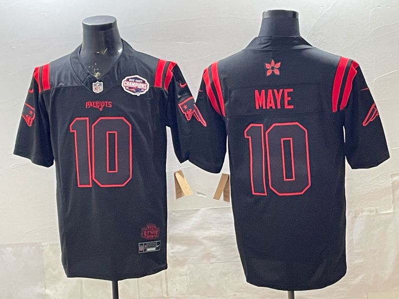 Men 2026 New England Patriots #10 Maye Black 4th generations Nike Limited NFL Jersey style 002->new england patriots->NFL Jersey